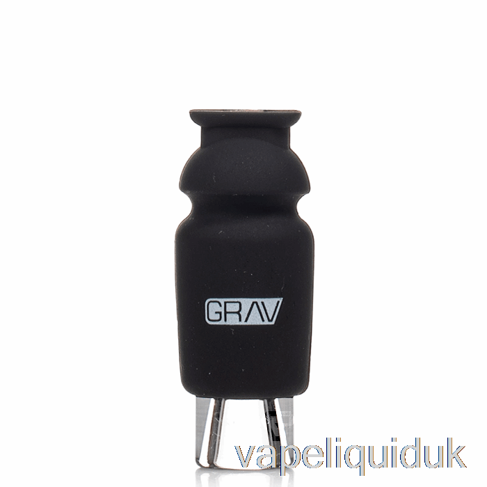 GRAV Silicone-Capped Glass Crutch Black Vape Juice